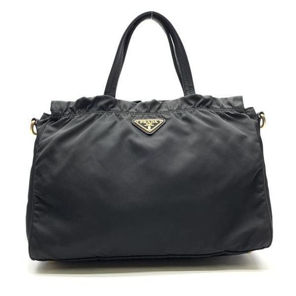 Prada 2WAY Nylon Handbag Black - Picture 1 of 10